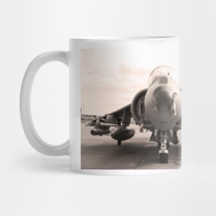 RAF Harrier aircraft Mug